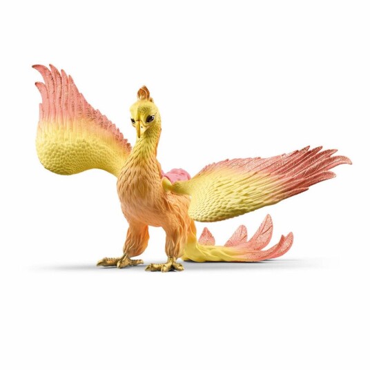 Schleich Bayala Føniks Figur med Bevegelige Vinger Gult/Rosa