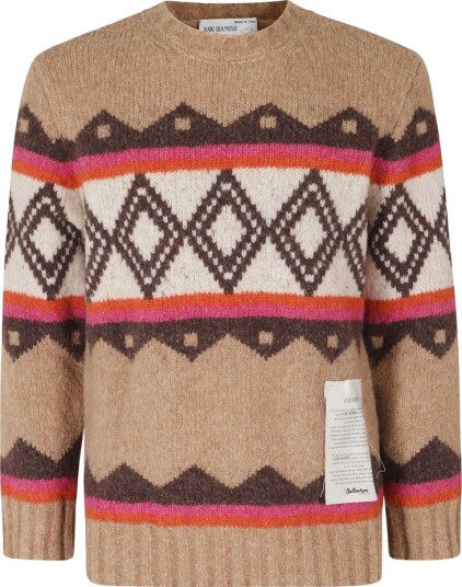 Ballantyne Herre Strikkevarer Beige M, Ballantyne Herre Strikkevarer Beige M,