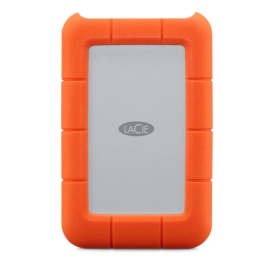 LaCie Rugged 1 TB Ekstern Harddisk USB-C Oransje