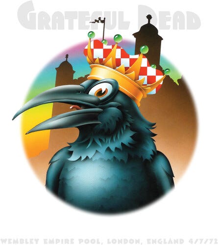 The Grateful Dead Wembley Empire Pool London England 4/7/72 live LP/Vinyl