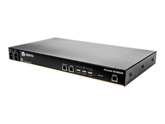 Avocent Acs Advanced Console Server Acs8032mdac-400 - Konsollserver - 32 Porter - 1Gbe, Rs-232 - 1U Avocent Acs Advanced Console Server Acs8032mdac-400 - Konsollserver - 32 Porter - 1Gbe, Rs-232 - 1U