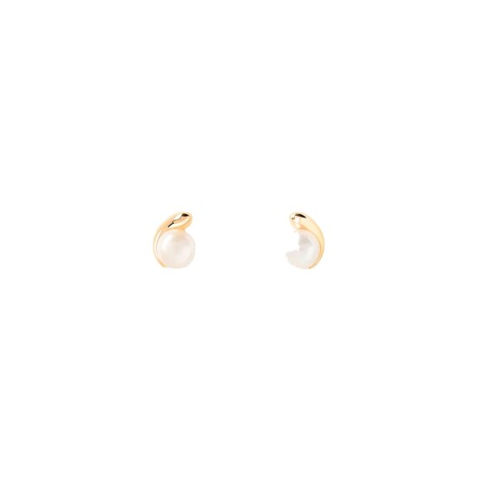PD PAOLA Pdpaola La Perla Mini Stud Earrings Guld One Size PD PAOLA Pdpaola La Perla Mini Stud Earrings Guld One Size