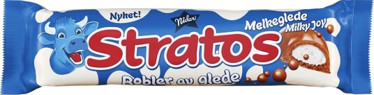 Stratos Melkeglede Sjokoladebar - Original