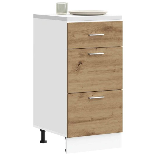  Underskap artisan eik 40x46x81,5 cm konstruert tre 8721158425652