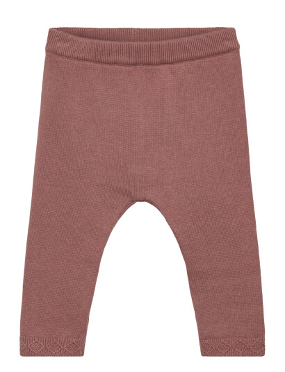Huttelihut Pants Knit W. Wool Pink 68