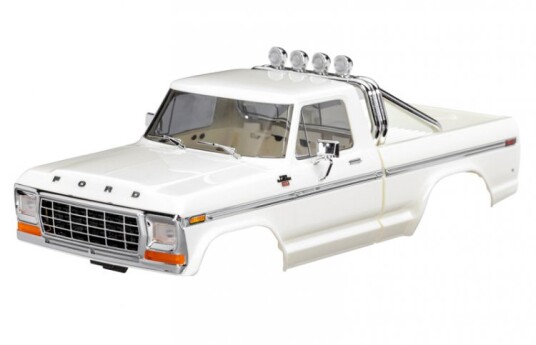 Traxxas 9812 Body TRX-4M Ford F-150 White Complete Clipless