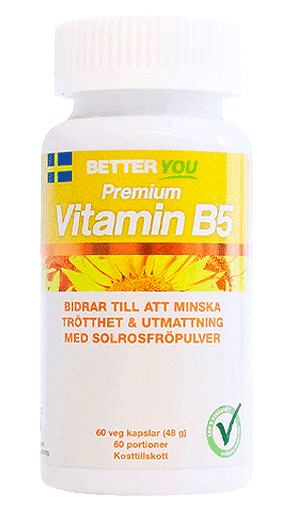 Premium Vitamin B5, 60 kapsler Premium Vitamin B5, 60 kapsler