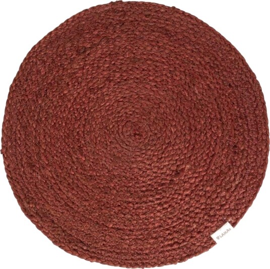Lama Dekkebrikke Jute Rust Ø40 Lama Dekkebrikke Jute Rust Ø40