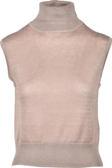 Wild Cashmere Dame Strikkevarer Beige XS,