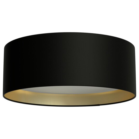 Nemec Taklampe Mathea Blandet stoff; 20x50 cm (HxØ); Svart