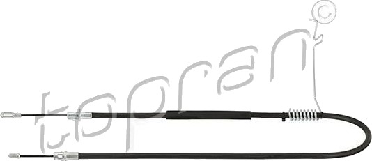 Tautrekk håndbremse TOPRAN 304 672