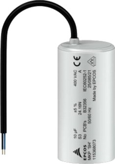 Tdk B32356b4205j032 Motordrift Kondensator 2 Μf 450 V/Ac 5 % Ø X H 30 Mm X 62 Mm 1 Stk