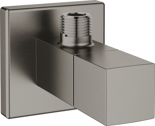 Grohe Universal Cube avstengningsventil 1/2x3/8 vinkel np/rosett messing