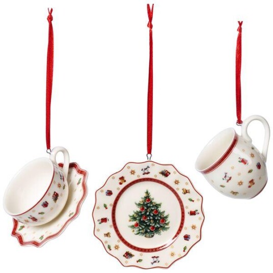 Villeroy & Boch - Toy's Delight juletrepynt 3 stk Villeroy & Boch - Toy's Delight juletrepynt 3 stk