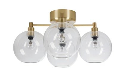 Belid Gloria Plafond messing/Klart Glass 46 cm 1575807-02-0 1575746-02-0