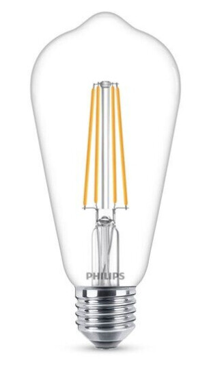 Philips LED-lyspære LED CLASSIC 40W ST64 E27 WW CL ND SRT4 E27