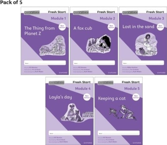 Read Write Inc. Fresh Start: 2024 Modules 1 5   Pack of 5