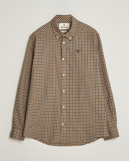 Barbour Barbour Finkle Tailored Gingham Shirt   Beige   S