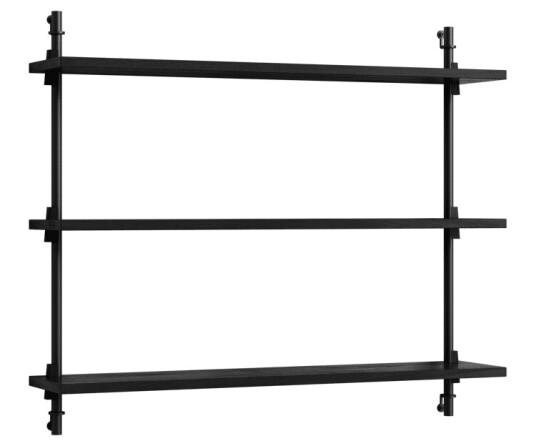 Moebe wall shelving ws.65.1 Sort