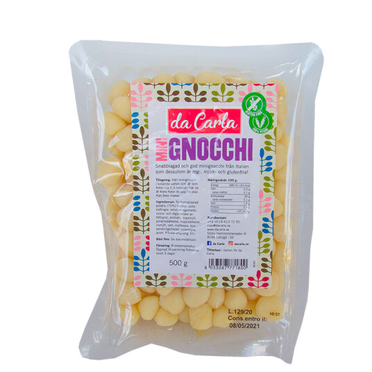 Mini Gnocchi Uten Gluten, 500 g Mini Gnocchi Uten Gluten, 500 g