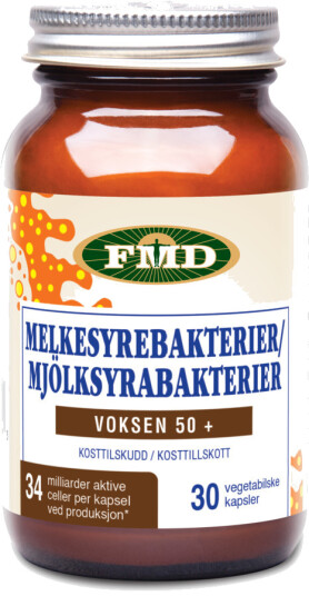 Udo`s choice melkesyrebakterier 50+ 30kap