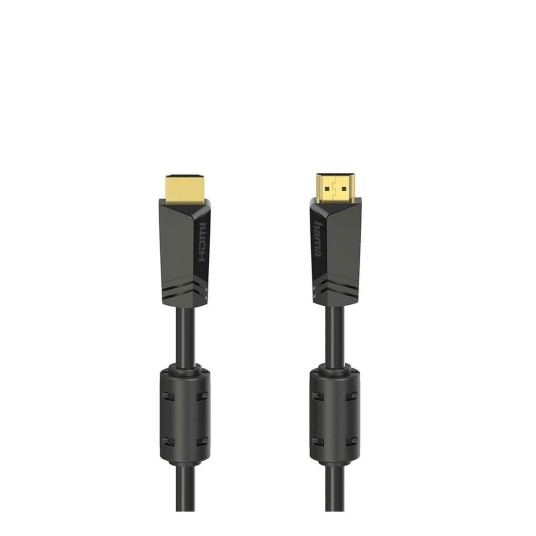 Hama kabel HDMI Høyhastighets 4K 10,2 Gbit/s 15,0 M Gull