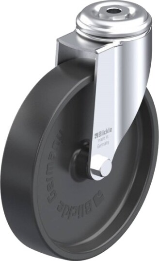 Blickle 576611 Lkra-Poa 150G-11 Styrehjul M/Brems – Hjuldiameter 150 Mm – Bæreevne (Maks.) 110 Kg – 1 Stk