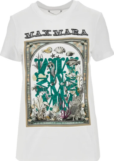 Max Mara Dame Topper Hvit S,