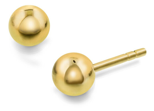 Pan Jewelry Øredobber i 585 gult gull kule
