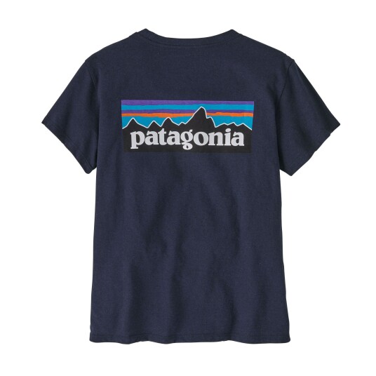 Patagonia W's P-6 Logo Responsibili-Tee New Navy S