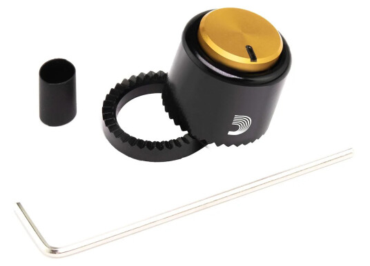 D'Addario Pw-Lnpl-01bg Loknob Pro Large Metal - Svart/Gull