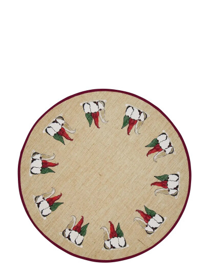 Noble House Carpet X-Mas Dala - Beige - 90X90CM