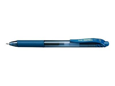 Pentel Energel X - Rulleballpenn - Stålblå - Gelblekk - 0.7 Mm - Retraktil