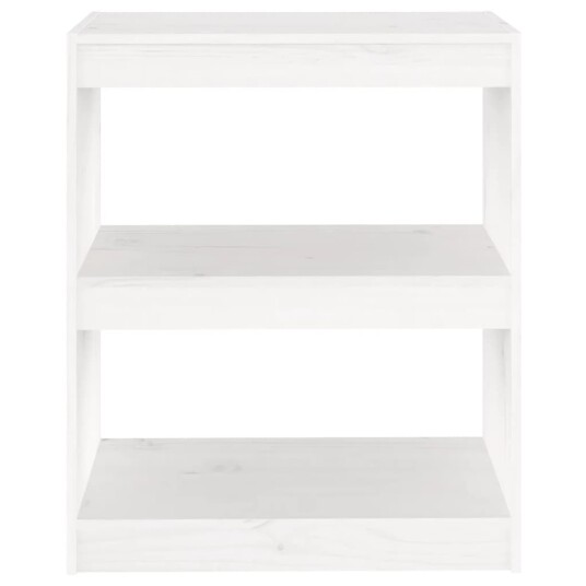 vidaXL Bokhylle/romdeler 60x30x71,5 cm heltre furu