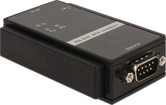 Delock Converter RS-232 > RS-232 with 3 kV Isolation serial isolation adapter
