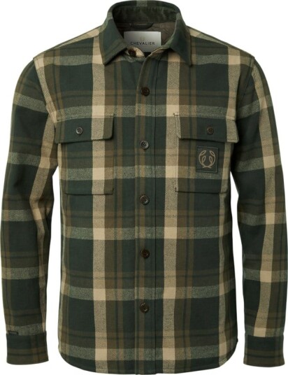 Chevalier Men's Axe Overshirt XL , Green Checked Chevalier Men's Axe Overshirt XL , Green Checked
