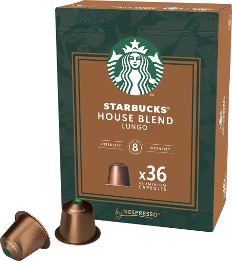 Starbucks | Lungo House Blend 36 kapsler Starbucks® by Nespresso®