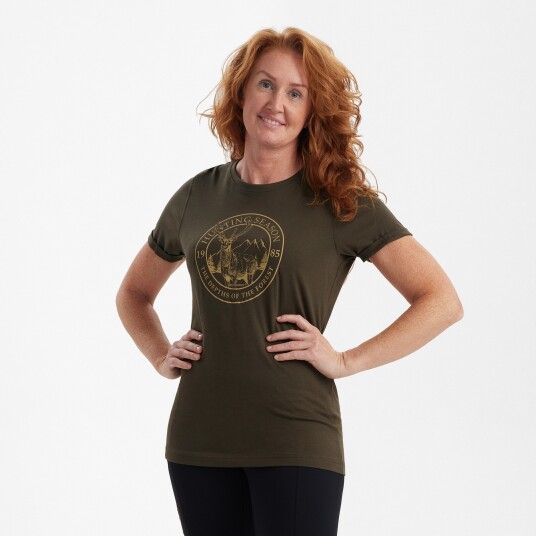 Deerhunter Lady Ella T shirt Adventure Green 36