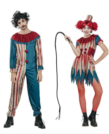 Parkostyme Stripete Vintage Clown Parkostyme Stripete Vintage Clown
