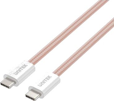 Unitek Usb Cable Unitek Usb C Pd 100W Magnetic Retractable Cable Pink 1M