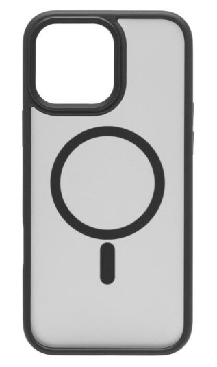 Linocell Hard Case Mobildeksel for iPhone 16 Pro Max Svart