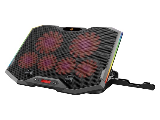 Conceptronic 6-Fan Ergonomisk Laptopkjøler 17" Grå Conceptronic 6-Fan Ergonomisk Laptopkjøler 17" Grå