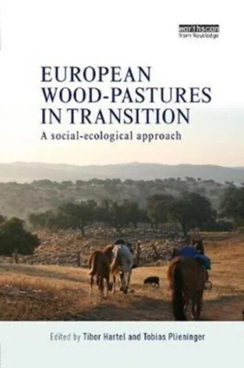 European Wood-Pastures In Transition