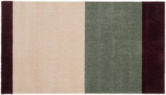 tica copenhagen Stripes dørmatte horisontal Green ivory bordeaux 60x90 cm tica copenhagen Stripes dørmatte horisontal Green ivory bordeaux 60x90 cm