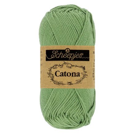 Scheepjes Catona Garn 212 Salvie Grønn - 10g Scheepjes Catona Garn 212 Salvie Grønn - 10g