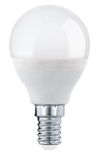 Eglo Led-Lyspære Form: P45 E14 7.5 W Ekvivalent 60 Klasse F Varmt Hvitt Lys 3000 K Hvit Opal Eglo Led-Lyspære Form: P45 E14 7.5 W Ekvivalent 60 Klasse F Varmt Hvitt Lys 3000 K Hvit Opal