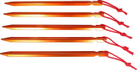 Basicnature teltutstyr Y stake teltplugger i aluminium ??? 5 pack