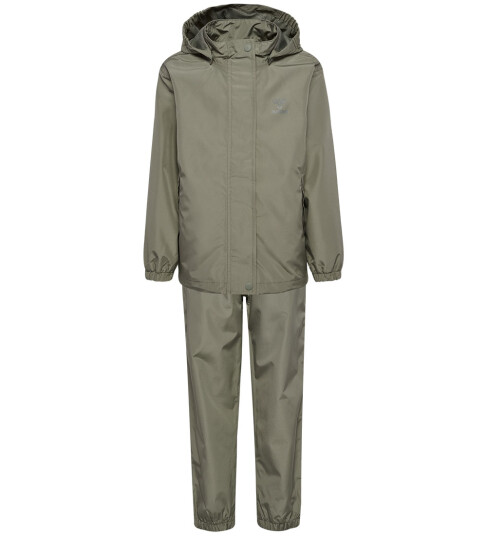 Hummel Hmlnessie Rainsuit Brown 104 Hummel Hmlnessie Rainsuit Brown 104