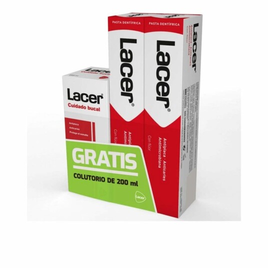 Lacer Tannkrem Complete Action 2 X 125 Ml 3 Deler