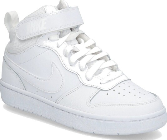 Nike Court Borough Mid 2 (Gs) WHITE/WHITE WHITE 36.5